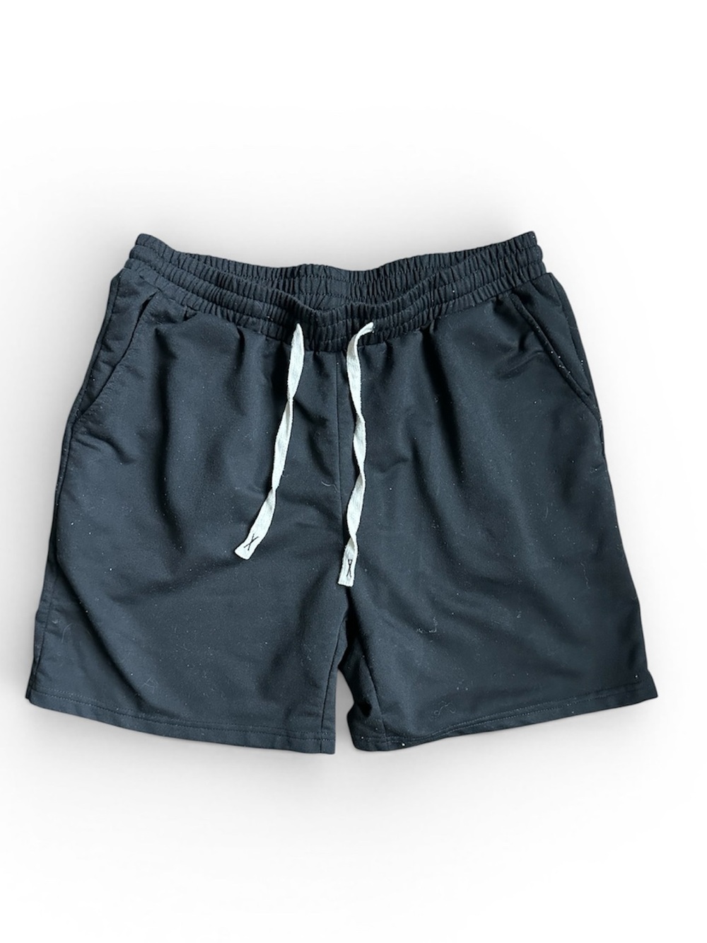 SHEIN Men’s Black Drawstring Shorts Size XL Elastic Waist Casual Lounge Gym
